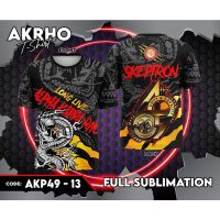 2023 new49TH ครบรอบ TRIBAL AKP Alpha Kappa Rho frat เสื้อระเหิด skeptron frat ขาย dryfite