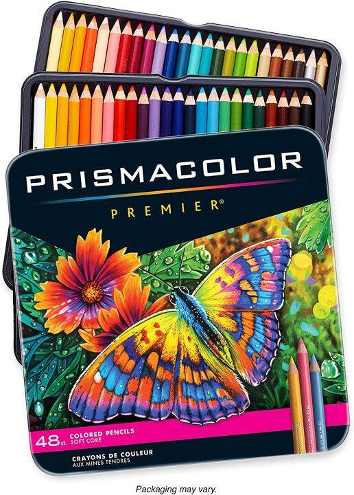 Bút Chì Màu Prismacolor Premier Chính Hãng 24 36 72 132 150 Màu Họa Cụ Cho  Vẽ Phác Thảo Colo Hộp Thiếc 