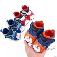 【hot sale】 ◄ C19 Baby Shoes Mesh Splicing PU Baby Casual Shoes Soft Sole Cartoon Walking Shoes Toddler Infant Shoe for 0-18 Months