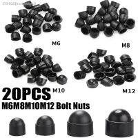 ☃☼❧ 20Pcs M4 M5 M6 M8 M10 M12 Bolt Nut Dome Protection Caps Covers Exposed Hexagon Plastic