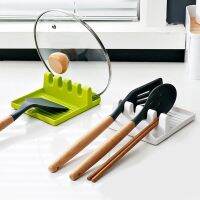 【CW】 Lids Plastic Holder Fork Spatula Organizer  Chopstick Non-slip Cushion Shelf Rest