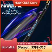 KONLLEN Cue 2ชิ้น Jump Cue คาร์บอนไฟเบอร์สีดำเทคโนโลยี12.9Mm Uniloc Joint Professional Break Jump Cue Stick