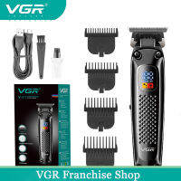 VGR 972เครื่องแต่งผมหน้าจอดิจิตอลเหมาะสำหรับร้านทำผมสุดพิเศษสำหรับผู้ชาย1400MAh พร้อมอายุการใช้งานยาวนาน