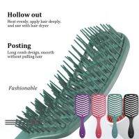 ✧✥ Wide Teeth Air Cushion Combs Nylon Scalp Massage Hollowing Out Home Salon DIY Curly Big Plate Combs Hair Brush Barbershop Tools