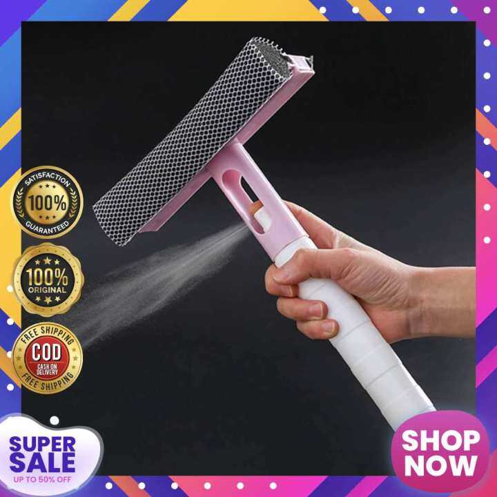 3-in-1 Multi-purpose Glass Cleaning Brush With Handle, Window