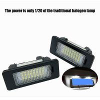 2Pcs 12V Car Rear LED License Number Plate Light 63267193293 63267165646 for BMW E39 E82 E88 E90 Parts