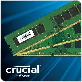 Crucial 8GB PC4-19200 DDR4 2400MHz 288Pin Unbuffered UDIMM Desktop