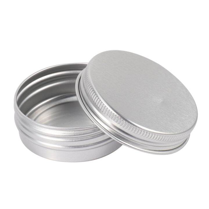 pack-of-10-balm-nail-art-cosmetic-cream-make-up-pot-lip-jar-tin-case-container-screw-capacity-empty-for-diy-cosmetics-beauty-products-30ml