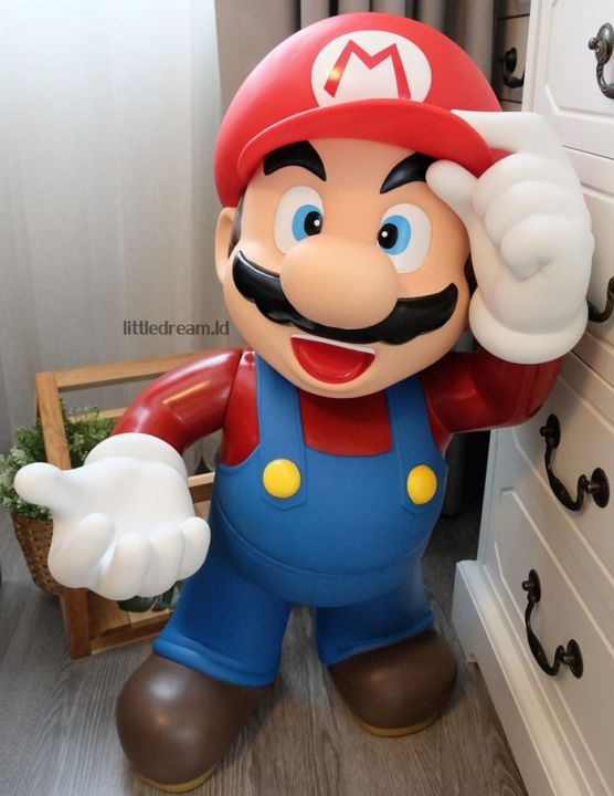 พร้อมส่งทุกไซส์-mario-มาริโอ้-ใหญ่มากก-75-cm-เป็นกระปุกออมสินได้-ลูกค้าทุกคนมีส่วนลดสูงสุด-200-บาท