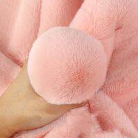 170X50Cm Faux Fur Fabric Soft Plush เสื้อผ้าเย็บผ้าสำหรับของเล่นโซฟาตกแต่งบ้าน Diy งานฝีมือทำด้วยมือ800กรัมเมตร