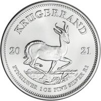 【CC】✴✐❍  2021 South Africa Plated Coin Krugerrand Commemorative Coins