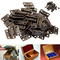 ┇ Mini Metal Hinges Retro Door Hinges Hinge With Screws Furniture Hinges Hardware DIY Crafts Tool