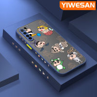 YIWESAN เคสสำหรับ Xiaomi Redmi โน๊ต8 Note8 Pro Note 8T เคสลายการ์ตูนเครยอนชิน Chan เคสโทรศัพท์เนื้อแข็งกันกระแทกเคสป้องกันเลนส์กล้องคลุมทั้งหมด