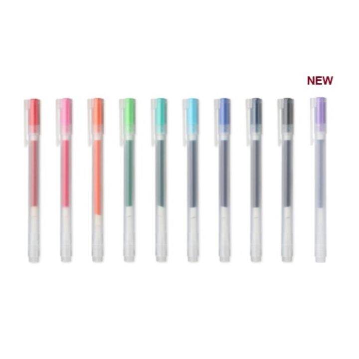 Muji Cap/ Knock Type Gel Ink Pen Complete Sets Authentic Lazada PH