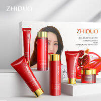 สินค้าแนะนำ ชุดบำรุงผิวหน้าสารสกัดจากทับทิม ZHIDUO 6 ชิ้น จบครบในทุกขั้นตอน บรรจุในกล่องสวยงาม "สินค้าพร้อมส่งในไทย"