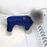 Winter Small Pet Dog Jumpsuit Thicken Warm Overalls For Dogs Poodle Yorkshire Clothes Pomeranian Outfit Teddy Small Dog Costumes