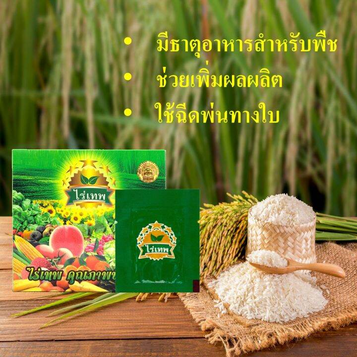 sv289-ไร่เทพ-อาหารเสริมพืช-ขนาด-5-กล่อง-บรรจุ50-ซอง-ธาตุอาหารสำหรับพืช-ปุ๋ยฮอร์โมน-กรดอะมิโนสูง-สำหรับพืชไร่พืชสวน-พืชโตไว-1ซองใช้ได้-3-5-ไร