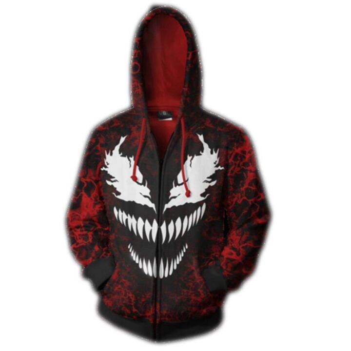 เสื้อกันหนาวมีฮู้ดลาย-marvel-venom-spider