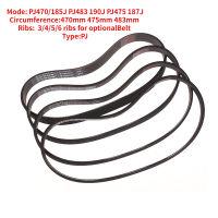 V-Belt 185J PJ483 190J PJ475เข็มขัดยาง3456ซี่โครงสำหรับ DIY RC มอเตอร์เกียร์เข็มขัด DIY รุ่นมอเตอร์เข็มขัดอะไหล่