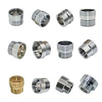 ♀ Brass Silver Water Faucet Coupler 1/2 To M16 M18 M20 M22 M24 M28 Thread Connector Copper Fittings For Kitchen Bathroom