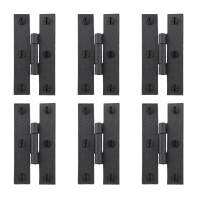 Renovator s RVTAMZ001 บานพับ Iron H-Hinges for Cabinet Doors Set of 6