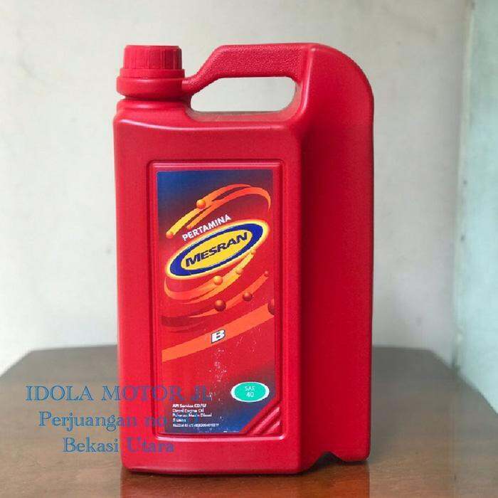 Oli Pertamina Diesel Mesran B Sae 40 Isi 5 Liter | Lazada Indonesia