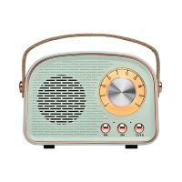 Wireless Retro Bluetooth Speaker Radio, Outdoors Portable Bluetooth Speaker Supports TWS Pairing/U-Disk/TF Card/AUX