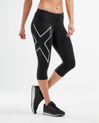 2XU 3/4 Compression Tights - WA4175b กางเกงใส่ออกกำลังกายขาสามส่วนสำหรับผู้หญิง by WeRunOutlet