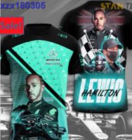 Hamilton Racing King 3D Tshirt Mercedes2023