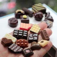 Cute Simulation Mini Chocolate Pretend Play Food for Doll Kitchen Toy Accessories