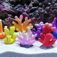 Hittime 1Pcs เรซิ่น Coral Aquarium ตกแต่งรถถังที่มีสีสันภูมิทัศน์ปะการังประดิษฐ์หัตถกรรม Rock Lanscaping เครื่องประดับ