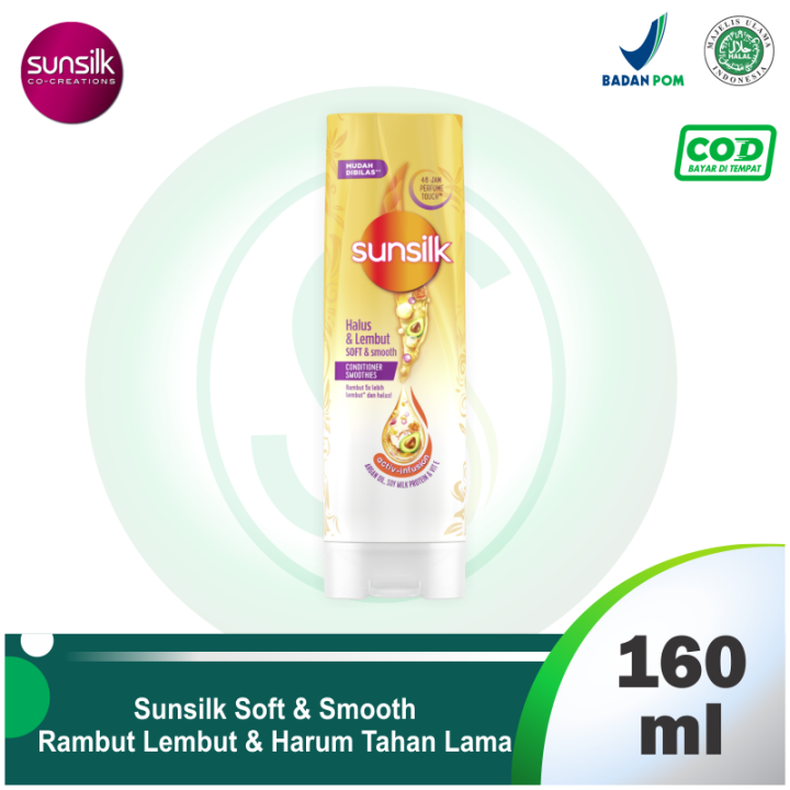 Sunsilk Conditioner Soft And Smooth 160 Ml Activ Infusion Kondisioner Rambut Halus Dan Lembut 3524