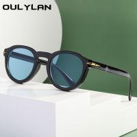 {Paopao glasses}Oulylan ใหม่รอบแว่นกันแดดผู้ชายวินเทจยี่ห้อออกแบบไล่โทนสีแว่นตาชายสีแว่นตา UV400ขับรถแว่นกันแดด2022