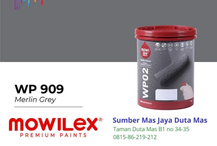 Cat Pelapis Anti Bocor Mowilex Waterproof Wp02 909 1kg Lazada Indonesia 5489