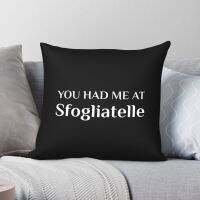 [HOT SHXLLOWWQWH 522] You Had Me At Sfogliatille ปลอกหมอนโพลีเอสเตอร์ผ้าลินินกำมะหยี่รูปแบบ Zip Decor Home Cushion Case ขายส่ง