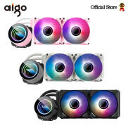 Aigo 240mm Argb Liquid CPU Cooler Infinity Space Water Cooling 4 Pin Pwm 3