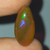 พลอย โอปอล เอธิโอเปีย ธรรมชาติ แท้ ( Unheated Natural Opal Ethiopia ) หนัก 4.16 กะรัต