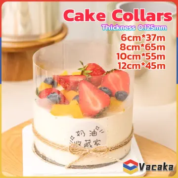 Kitchen Bakeware Acetate Film for Cake Decor Transparent Cake Surround Film  Mousse Cake Sheets Surrounding Edge DIY Cake Collar