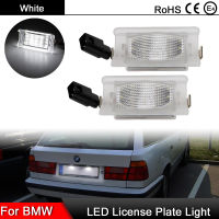 2Pcs White LED License Plate Light Number Plate Lamp For BMW E34 Touring 1987-1996