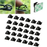 30 Pcs Sticky Wiring Buckle Car Wire Finishing Cable Clip For Car Dashboard DVR Or Indoor Fixed Cable Support Cable Clamp