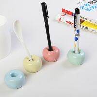 Mini Ceramic Toothbrush Holder Stand Bathroom Vanity Tooth Brush Organizer Storage Rack Toothbrush Shelf Bath Accessories WY