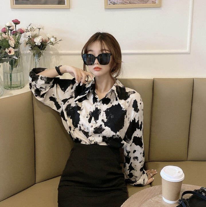 western-style-r-hong-kong-flavor-long-sleeved-shirt-female-loose-leopard-shirt-printing-ink