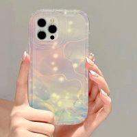 Casing ponsel lukisan cat air pelindung telepon genggam bening lembut tahan guncangan untuk iPhone 11 casing iPhone 14 Pro Max 13 12 Pro XS Max XR 8 14 Plus SE