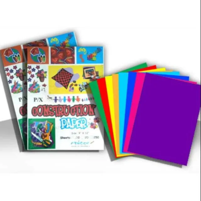 Construction Paper Colored Paper by 250 sheets Lazada PH