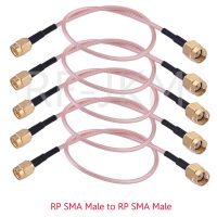 5pcs/lot RP SMA male plug to RP SMA male adapter RF Cable RG316 Jumper pigtail