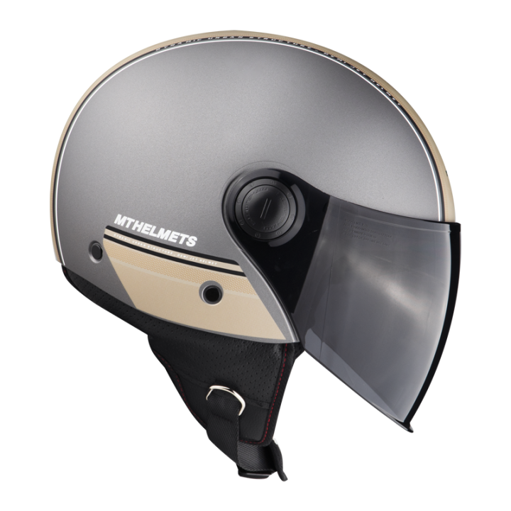 MT Helmets Street Entire I2 Casco Offroad Integrale, Finitura Opaca Marrone, Taglia L – Protezione E Robustezza Per Le Tue Avventure In Moto - 4