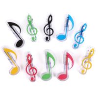 5Pcs Book Paper Sheet Clips Steel Spring Score Funny Mini Music Folder Clips Decorative Paper Musical Notation Clips