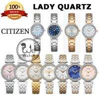 CITIZEN นาฬิกาผู้หญิง ER0210-55Y ER0214-54D ER0216-59D EZ7010-56D EZ7010-56L เรียบหรู คริสตัลชวาลอฟกี ประกันศูนย์ 1 ปี