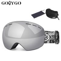 GOBYGO Outdoor Sports Double Layers Ski Goggles Anti-dust Snow Snowboard Eyewear Snowmobile Glasses Men Women Skiing Goggles