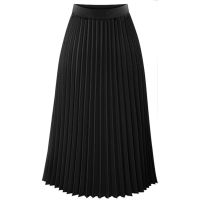 【CC】❈◄  Skirts Womens 2021 Pleated Skirt Elastic Waist Юбка С Высокой Талией